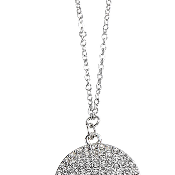 NWT 💎 SWEET VALENTINE PRECIOUS CUT OUT HEART ❤️ NECKLACE SILVER DAINTY - Picture 7 of 8